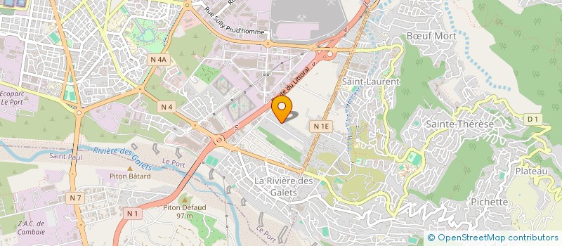 localisation de l'entreprise LOCATION MATERIELS POUR LE BATIMENT à LE PORT