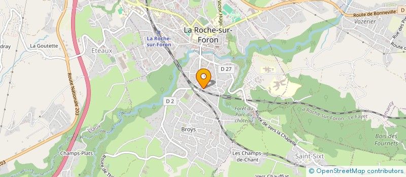 localisation de l'entreprise LOCATION MEUBLE ALINETFLO  LA ROCHE-SUR-FORON