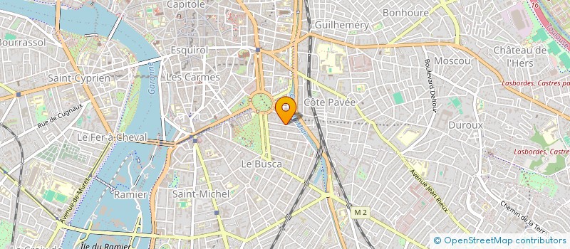 localisation de l'entreprise LOCATION MEUBLE BENJAMIN CONSTANT à TOULOUSE