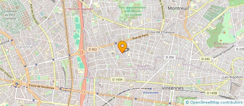 localisation de l'entreprise LOCATION MEUBLEE 31 RUE LEBOUR  MONTREUIL