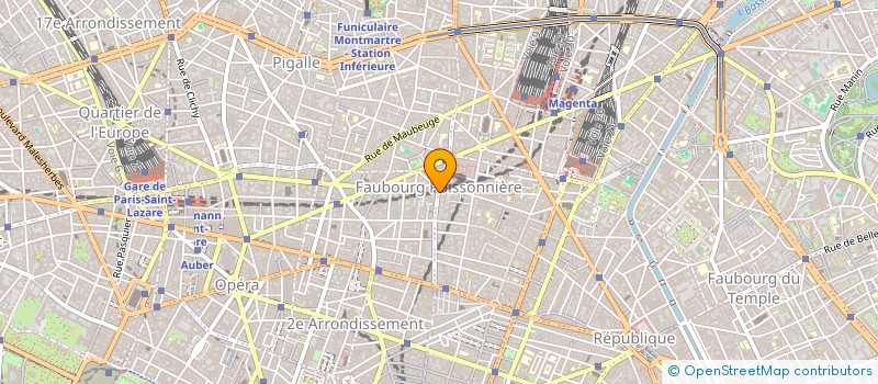localisation de l'entreprise LOCATION MEUBLEE 62 FB POISSONNIERE à PARIS