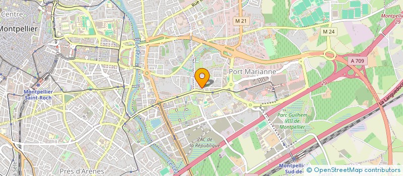 localisation de l'entreprise LOCATION MEUBLEE à MONTPELLIER