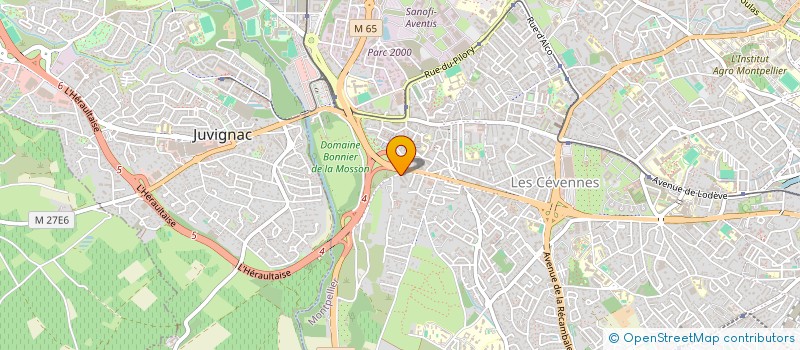 localisation de l'entreprise LOCATION MEUBLEE à MONTPELLIER