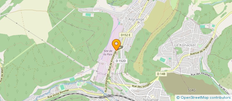 localisation de l'entreprise LOCATION MEUBLEE ALGRANGE  ALGRANGE