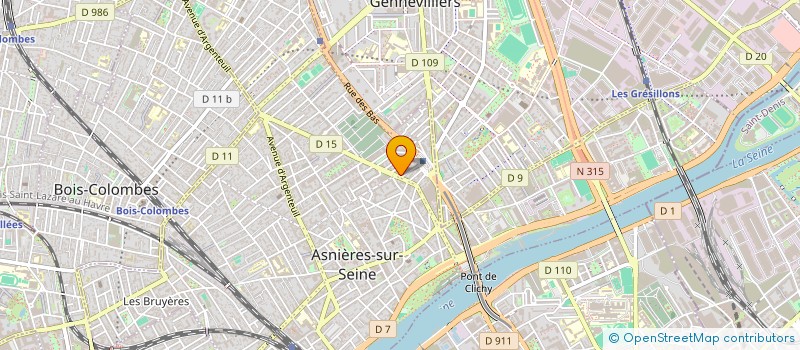 localisation de l'entreprise LOCATION MEUBLEE ASNIERES SUR SEINE  ASNIERES-SUR-SEINE