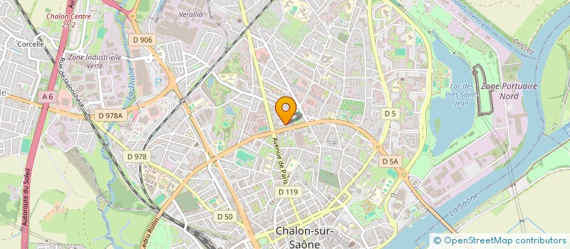 localisation de l'entreprise LOCATION MEUBLEE BENOIT  CHALON-SUR-SAONE