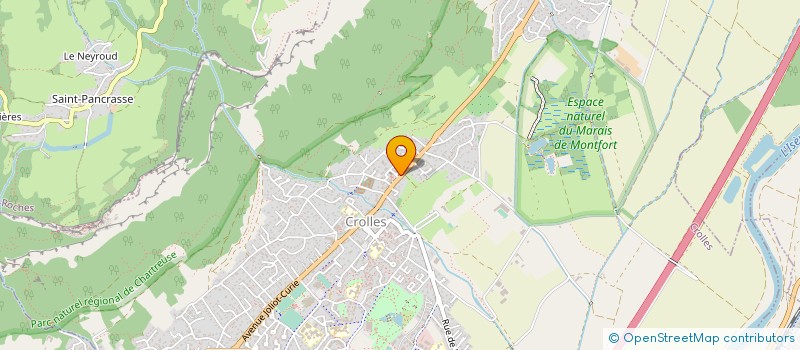 localisation de l'entreprise LOCATION MEUBLEE DE TOURISME  CROLLES