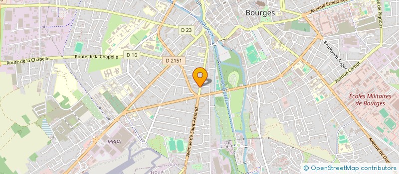 localisation de l'entreprise LOCATION MEUBLEE GENTIL LAURENT  BOURGES