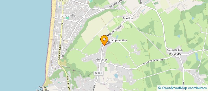 localisation de l'entreprise LOCATION MEUBLEE JULLOUVILLE  JULLOUVILLE