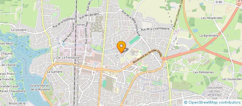 localisation de l'entreprise LOCATION MEUBLEE LES SABLES à LES SABLES-D'OLONNE