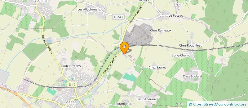 localisation de l'entreprise LOCATION MEUBLEE MA  GREZAC