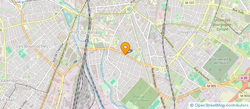 localisation de l'entreprise LOCATION MEUBLEE RUE CHEVREUL  DIJON