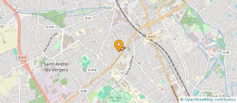 localisation de l'entreprise LOCATION MEUBLEE RUE GUY MOQUET A ST ANDRE LES VER  SAINT-ANDRE-LES-VERGERS