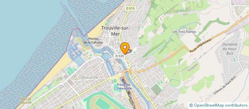 localisation de l'entreprise LOCATION MEUBLEE TROUVILLE  TROUVILLE-SUR-MER