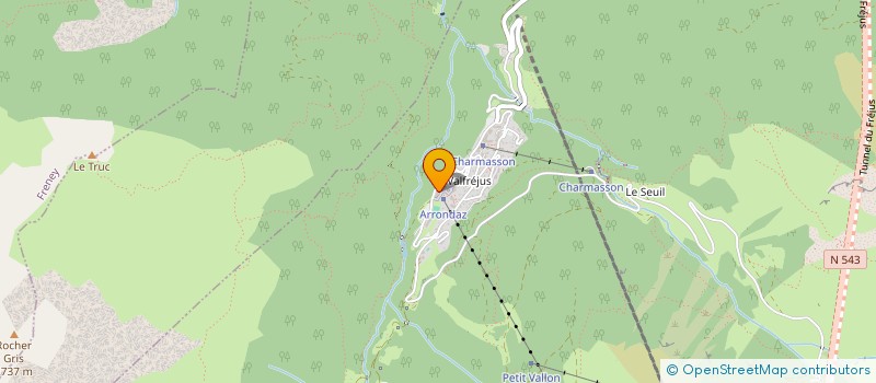 localisation de l'entreprise LOCATION MEUBLEE VALFREJUS  MODANE