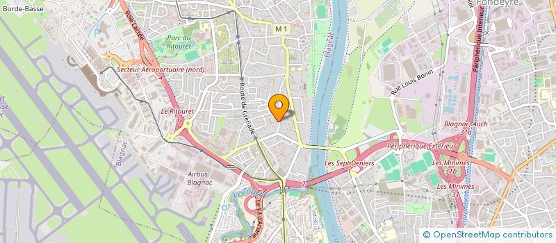 localisation de l'entreprise LOCATION MEUBLES 31 à BLAGNAC
