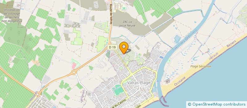 localisation de l'entreprise LOCATION MOBIL-HOME SERIGNAN  SERIGNAN