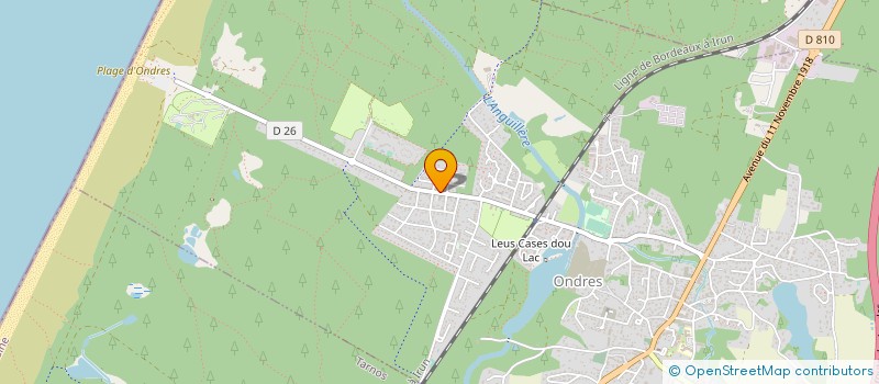 localisation de l'entreprise LOCATION MOBIL VACANCES à ONDRES