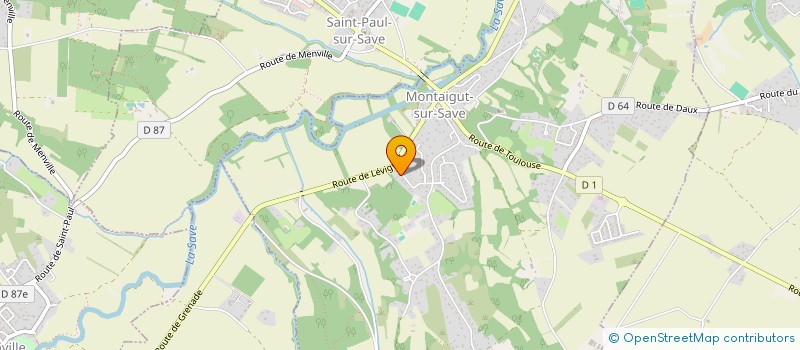 localisation de l'entreprise LOCATION MONTAIGUT  MONTAIGUT-SUR-SAVE
