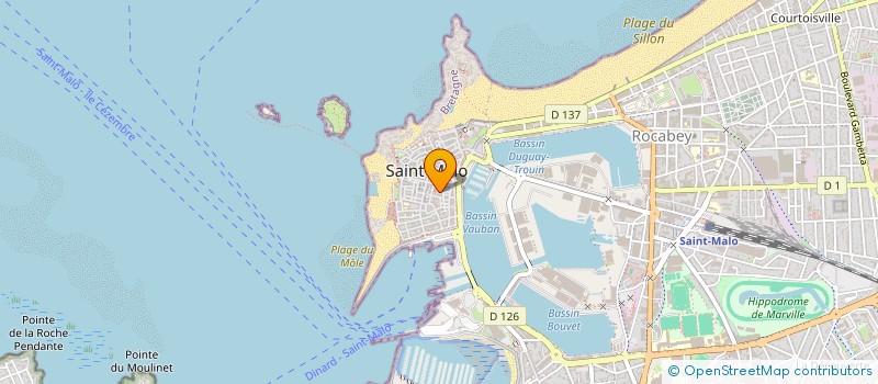 localisation de l'entreprise LOCATION MULLER  SAINT-MALO