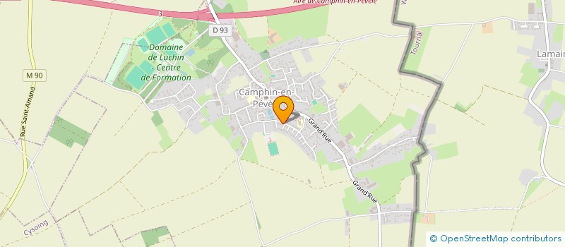localisation de l'entreprise LOCATION NUMERIQUE à CAMPHIN-EN-PEVELE
