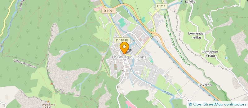 localisation de l'entreprise LOCATION OISANS LINGE à LES DEUX ALPES