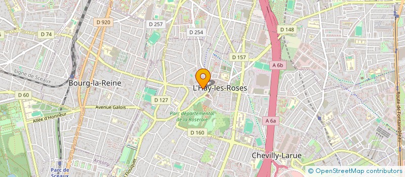 localisation de l'entreprise LOCATION OPPENEAU PATRICK  L'HAY-LES-ROSES