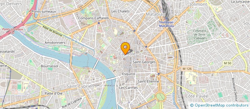 localisation de l'entreprise LOCATION PAGES APPARTEMENTS MEUBLES à TOULOUSE