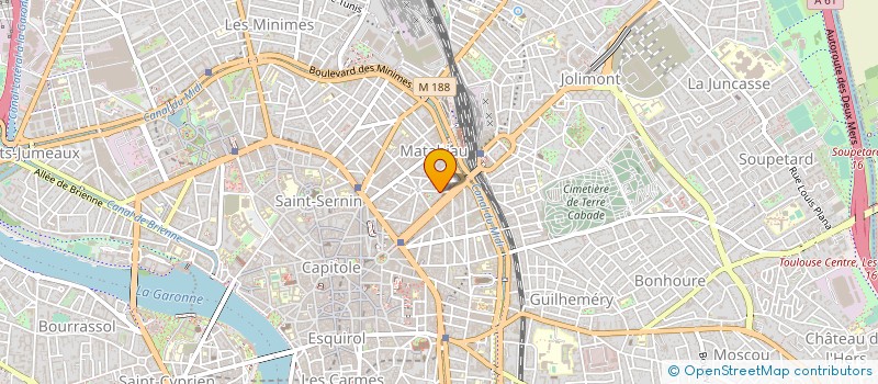 localisation de l'entreprise LOCATION PEAUREAUX 3 RUE BELFORT à TOULOUSE