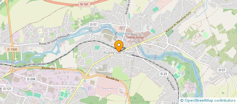 localisation de l'entreprise LOCATION PFA  RUELLE-SUR-TOUVRE