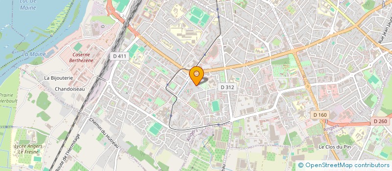 localisation de l'entreprise LOCATION PIVERT-JAGOREL à ANGERS