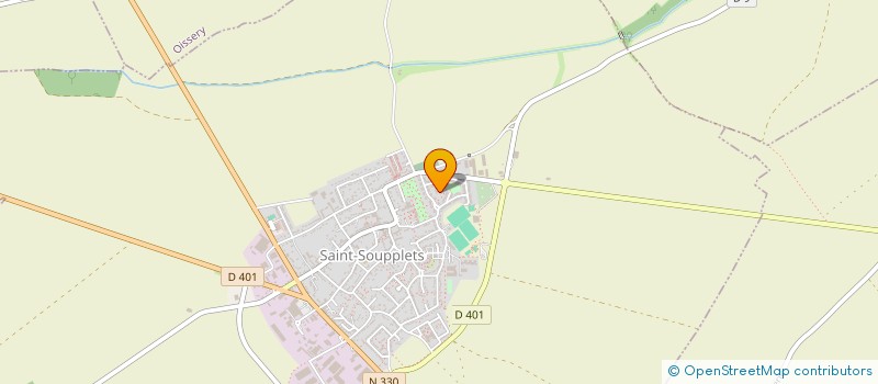 localisation de l'entreprise LOCATION POTEAU ELECTRICITE  SAINT-SOUPPLETS