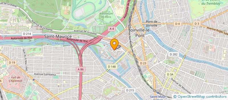 localisation de l'entreprise LOCATION PRESTIGE 75 à SAINT-MAURICE