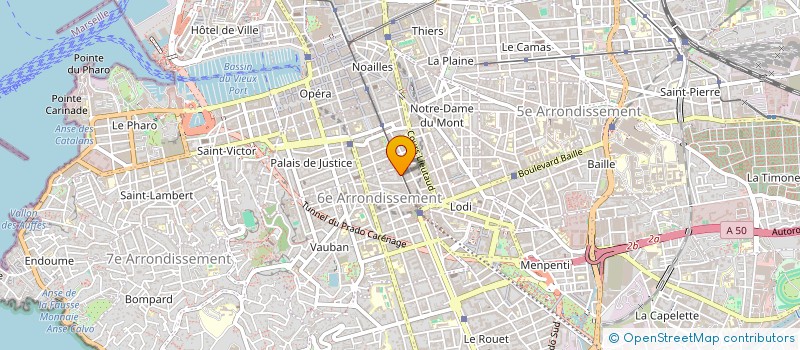 localisation de l'entreprise LOCATION PROJECT à MARSEILLE