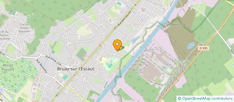 localisation de l'entreprise LOCATION PUBLICITE LOISIRS  BRUAY-SUR-L'ESCAUT