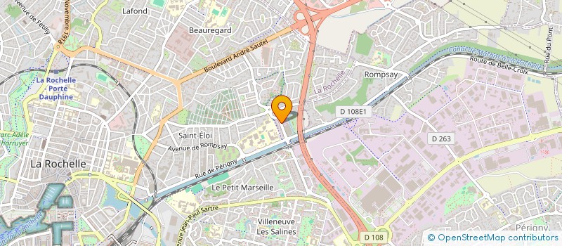 localisation de l'entreprise LOCATION RAVEL T2  LA ROCHELLE