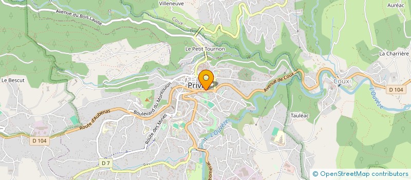 localisation de l'entreprise LOCATION RESERVATION GITES DE FRANCE ARDECHE à PRIVAS