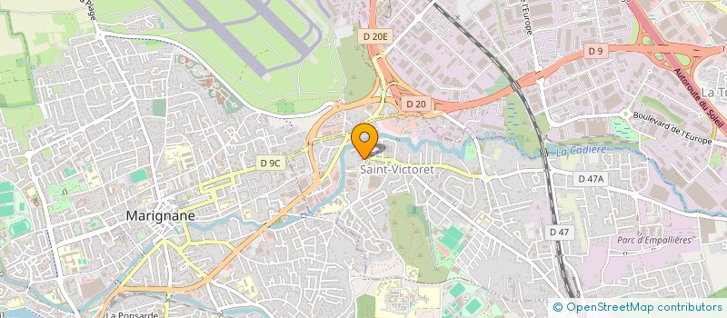 localisation de l'entreprise LOCATION RHSL  SAINT-VICTORET