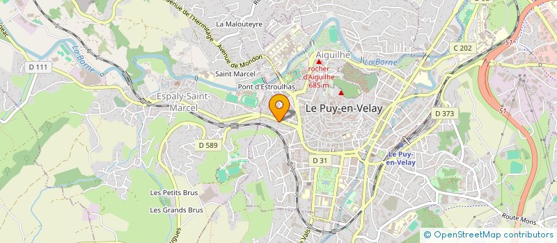 localisation de l'entreprise LOCATION RIVOIRARD BERAUD  LE PUY-EN-VELAY