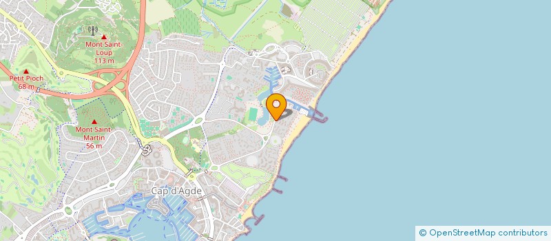 localisation de l'entreprise LOCATION ROQUILLE CAP D'AGDE à AGDE