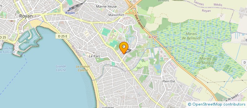 localisation de l'entreprise LOCATION ROYAN MAISONFORT  ROYAN