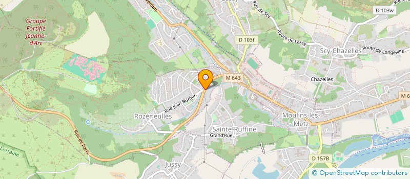 localisation de l'entreprise LOCATION ROZERIEULLES  ROZERIEULLES