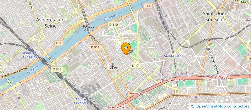 localisation de l'entreprise LOCATION RUE D'ALSACE à CLICHY