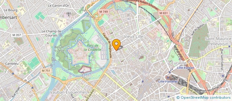 localisation de l'entreprise LOCATION RUE NEGRIER  LILLE