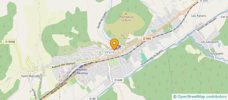 localisation de l'entreprise LOCATION RUE SURVILLE  VEYNES