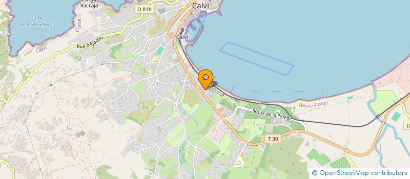 localisation de l'entreprise LOCATION SAISONNIERE CALVI  CALVI