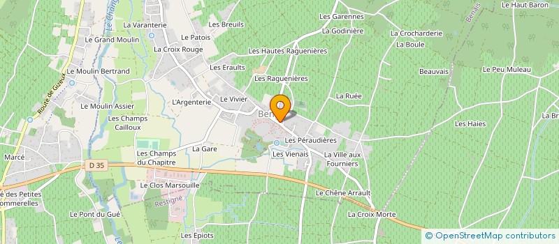 localisation de l'entreprise LOCATION SALLES DE RECEPTION LE STANLY  BENAIS