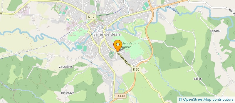 localisation de l'entreprise LOCATION SASSO  SALIES-DE-BEARN