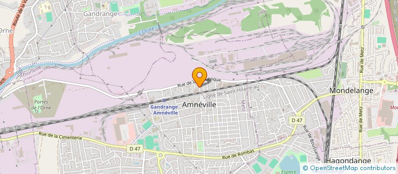 localisation de l'entreprise LOCATION SCBI à AMNEVILLE