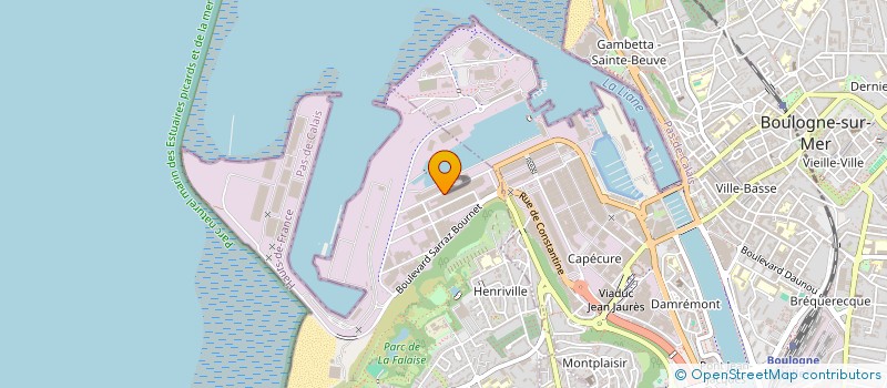 localisation de l'entreprise LOCATION SERVICE  LE PORTEL